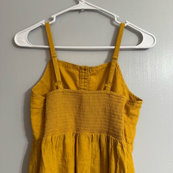 OLD NAVY Yellow Summer Midi Dress Size XS - Picture 6 of 7